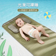 夏季幼儿园草席儿童专用宝宝凉席婴儿蔺草席天然夏天儿童床凉草席