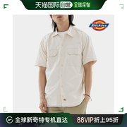 韩国直邮 Dickies 1574 短袖 白色 圆领设计 衬衫