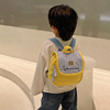 儿童帆布小背包休闲宝宝幼儿园上学双肩，包迷你(包迷你)可爱男女童零食书包
