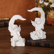 小天使摆件欧式石膏雕塑女孩桌面摆设婚礼现场布置装饰品拍摄道具