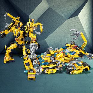工程系列积木，乐高机器人机甲战车挖掘机6-12岁拼装玩具男孩子礼物