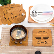 木质餐垫隔热垫创意餐桌垫盘子垫子家用防烫垫锅垫砂锅垫碗垫杯垫