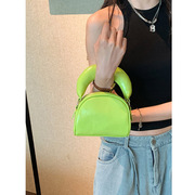 迷你小包包超火2023夏天斜挎包手提包，女糖果色感绿色小众设计