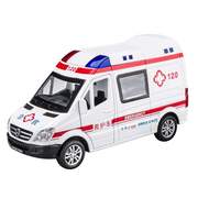 132奔驰救护车合金模型，声光仿真音效儿童，男孩玩具代发