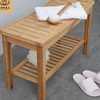 换鞋凳竹木加长楠竹浴室凳子置物凳洗澡凳子防滑加厚卫生间长凳