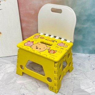 日本款海绵宝宝Kt猫卡通加厚塑料折叠凳子椅子儿童小板凳家用亏本