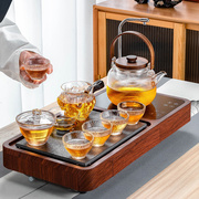 茶具茶盘套装一体全自动智能家用2021轻奢现代高档电陶炉茶台