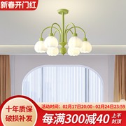 奶油风南瓜吊灯法式温馨浪漫玻璃客厅餐厅民宿网红创意个性卧室灯