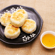 绿豆饼潮汕特产正宗惠来手工小吃素食糕点茶点，老式零食传统点心