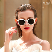 OPCCI GM2023偏光墨镜女潮ins小脸款近视眼镜白色太阳镜