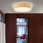 北欧客厅吸顶灯现代简约卧室吸顶灯，茶室民宿布艺温馨家用主卧灯具