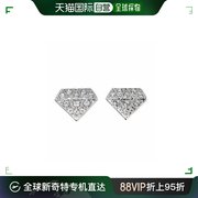 香港直邮Swarovski/施华洛世奇 钻石形状水晶装饰耳钉送人送礼 女