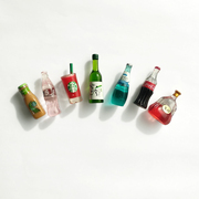 韩国创意冰箱贴纸磁贴铁一套3d立体个性仿真酒瓶吸铁石装饰留言贴