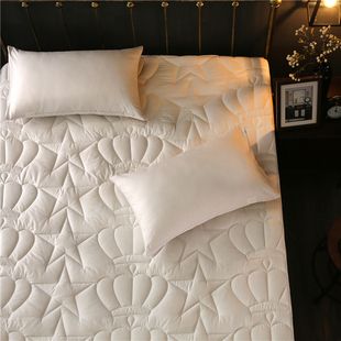 床笠纯棉加厚夹棉全棉床罩席梦思，床垫保护套单件1.8米床垫套定制