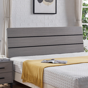 床头板单买个1.8米双人现代现代简约经济型免漆实木落地床靠背板