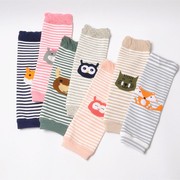 婴儿春秋季纯棉袜套，儿童宝宝6-12月0-3岁松口长筒袜爬行护膝盖腿