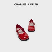 CHARLES&KEITH春夏童鞋CK9-71850008珍珠绊带饰玛丽珍鞋单鞋女鞋
