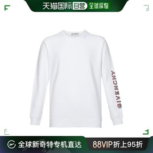 香港直邮Givenchy 纪梵希 男士白色圆领卫衣 BMJ05W30AF-100