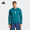 阿森纳休闲足球文化，运动圆领套头，长袖卫衣男装adidas阿迪达斯