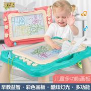儿童画画板磁性磁力彩色手写字板笔可擦家用宝宝绘画屏幼儿涂鸦板