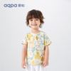 aqpa爱帕儿童短袖，男女童t恤夏季薄款卡通，萌趣宝宝纯棉衣服