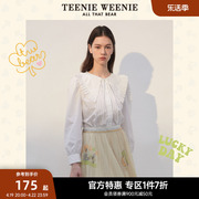 teenieweenie小熊奥莱上衣淑女，甜美风公主领设计感气质衬衫女