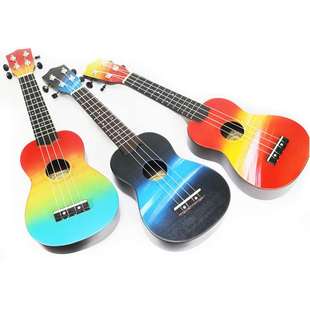 p ukuleteicartoon paintedy hand-pa nled ukulele instrume
