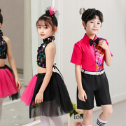 六一儿童演出服蓬蓬裙幼儿园可爱现代舞蹈表演服装男女款走秀礼服