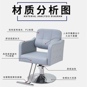 理发店椅子欧式高档复古理容椅美发椅剪发椅发廊专用
