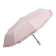 公主洋伞全自动花边，雨伞彩胶防晒太阳伞，防紫外线遮阳折叠晴雨两用