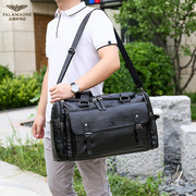 法莱阿玛尼男旅行包真皮运动健身包行李包超大容量单肩斜挎包时尚