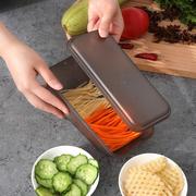 多功能切菜器厨房切片花样护手擦丝器家用土豆黄瓜收纳削皮刨丝器