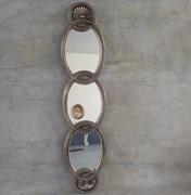 欧式浴室镜玄关镜客厅镜，艺术墙镜电视，墙复古银装饰镜壁挂镜子