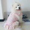 公主风碎花裙萨摩耶柯基拉布拉多中大型犬狗狗裙子粉色夏季薄款衣