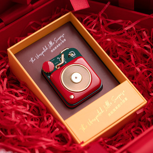 新年礼物猫王音响b612原子唱机，蓝牙音箱无线小音响，便携低音炮cd机