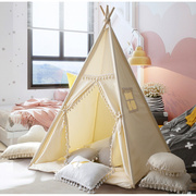 ins风儿童帐篷印第安室内游戏屋，拍摄道具女孩公主宝宝玩具屋帐篷