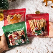 圣诞饼干包装袋自封密曲奇糖果雪花，酥零食品小单独礼盒糖霜子烘焙