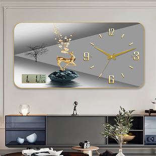 钟表挂墙客厅挂钟家用石英钟，静音日历现代创意钟卧室(钟，卧室)时钟墙上挂表