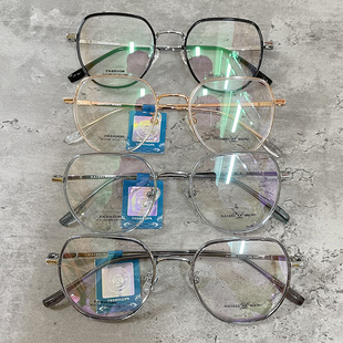 haizeiwang海贼王眼镜框可配近视镜片女学生复古透明眼睛框架男款