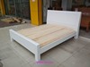白色实木床松木双人床现代时尚简约木头大床1.8米主档新上市