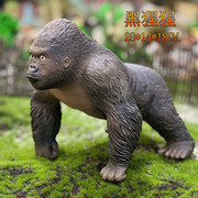超大号金刚大猩猩玩具黑金刚黑猩猩怪兽黑色软胶塑料仿真动物模型