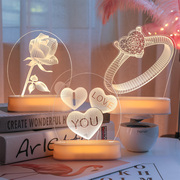 520求婚布置室内创意用品，氛围仪式感汽车后备箱，生日惊喜装饰彩灯