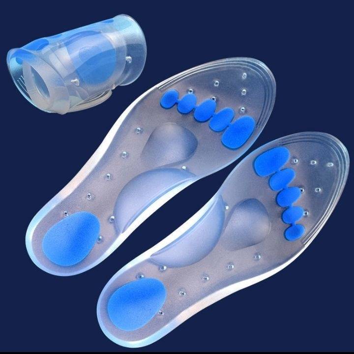 足底筋膜炎专用鞋垫硅胶鞋垫男女，全掌软运动加厚减震足跟腱炎防脚