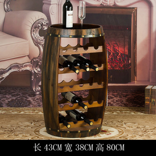 实木橡木桶酒架装饰啤，酒桶木质红酒桶酒吧展示葡萄酒桶酒柜
