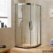 不锈钢弧扇型淋浴房 圆弧淋浴房 洗浴房 浴室玻璃门 淋浴房隔断门