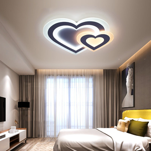 卧室灯现代简约家装2022年灯饰 温馨浪漫房间灯LED智能灯具