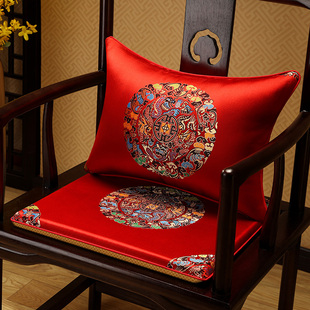 中式椅子椰棕坐垫腰枕棕垫套装，红木沙发座垫，茶椅垫凳子垫圈椅垫子