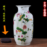 青花瓷花瓶景德镇陶瓷器，摆件客厅创意仿古人物，花瓶装饰工艺品