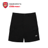 Arsenal阿森纳 2023夏季运动休闲黑色短裤工装裤