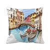 意大利威尼斯风土人情民俗地标插画图案抱枕靠枕沙发靠垫含芯礼物